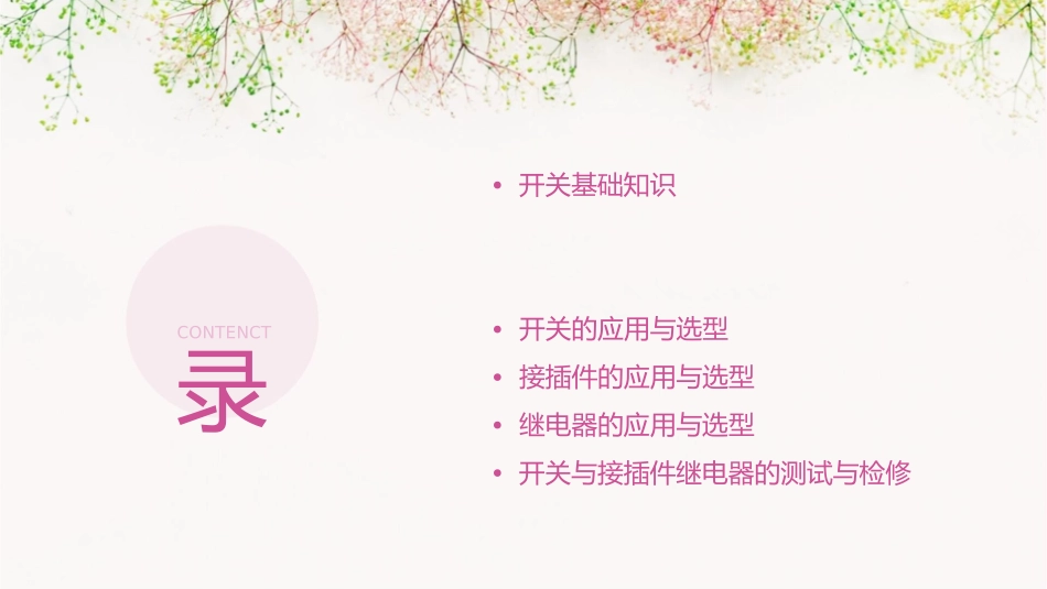 开关与接插件继电器课件_第2页