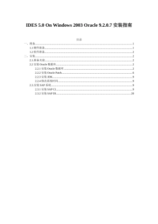 SAPIDES50安装教程