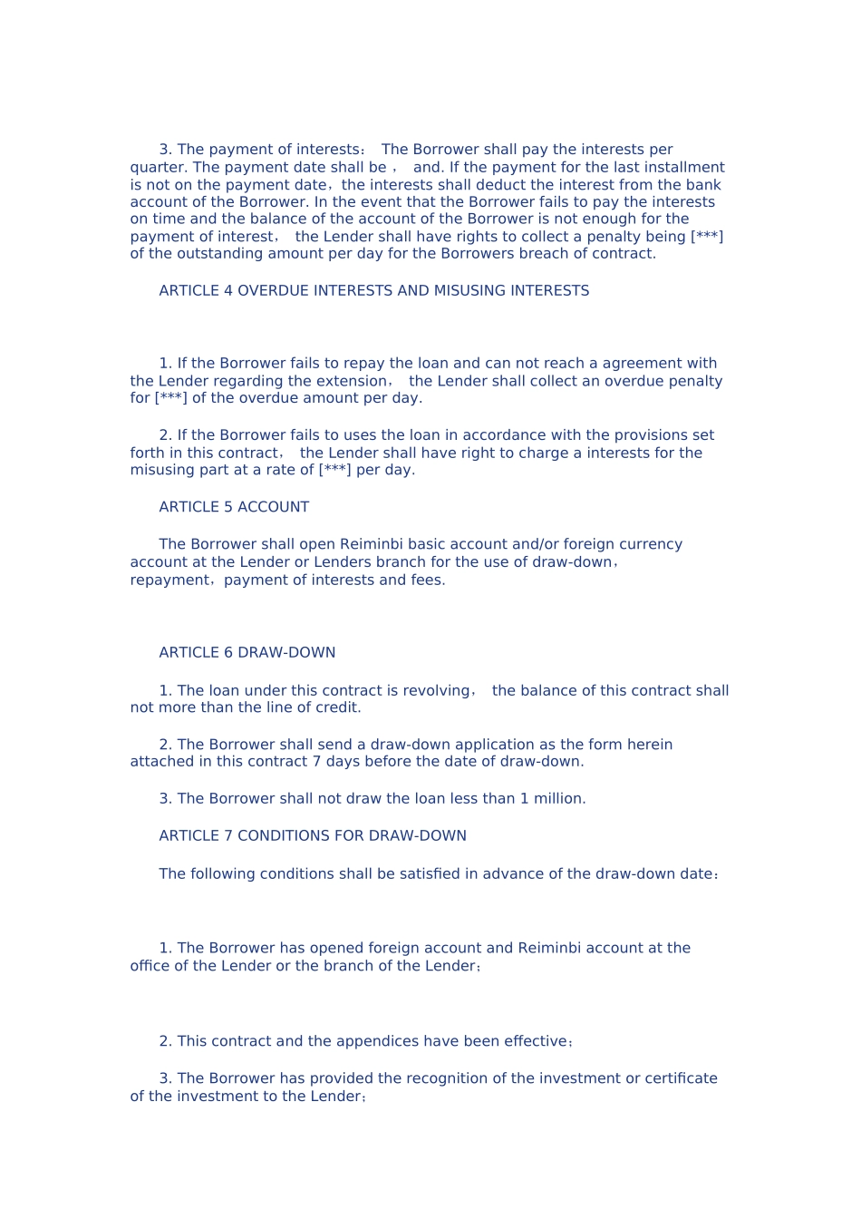 LOANCONTRACT英文借贷合同_第2页