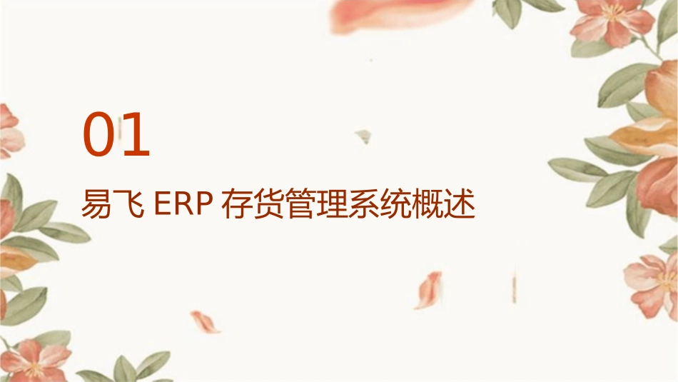 易飞ERP存货管理系统课件_第3页