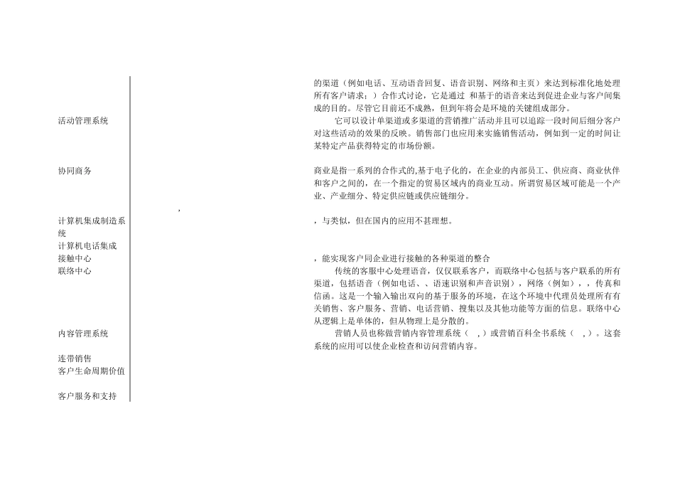 CRM客户管理名词术语集_第2页