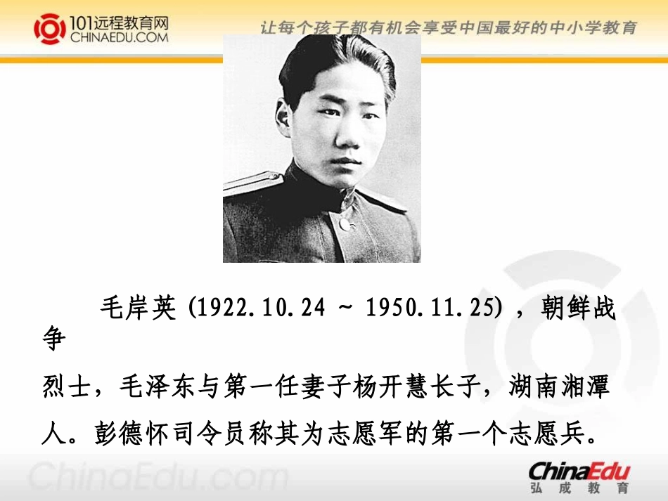 五上《青山处处埋忠骨》课件1_第3页