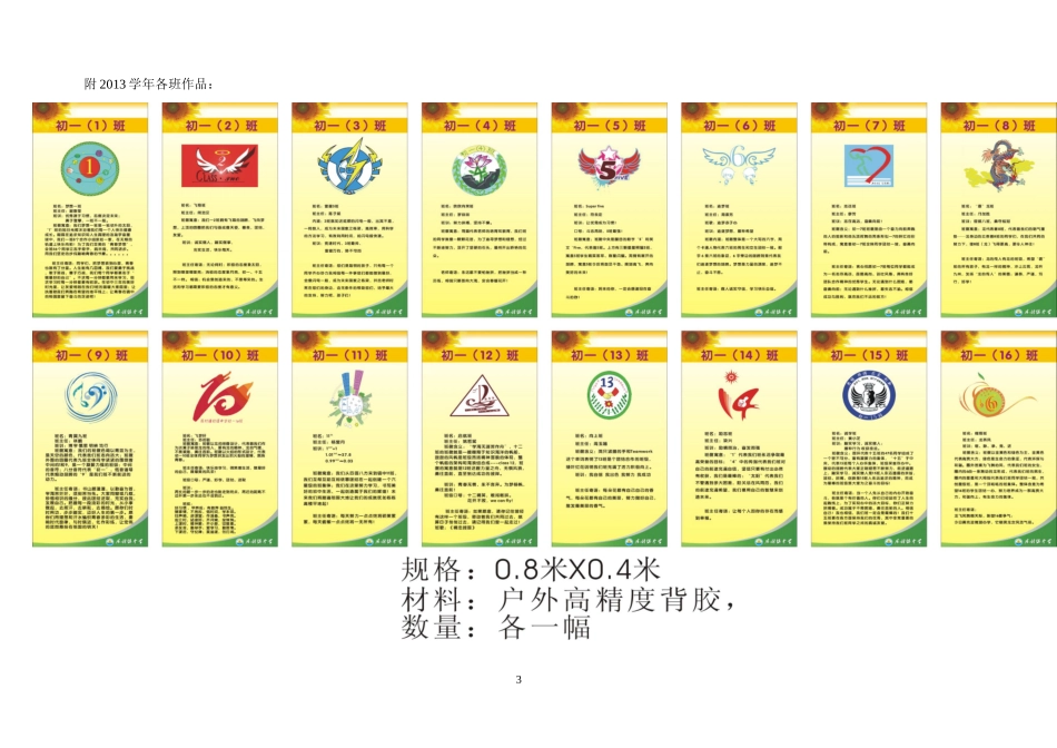 2014“我班特色我做主”班级文化建设研讨活动方案_第3页