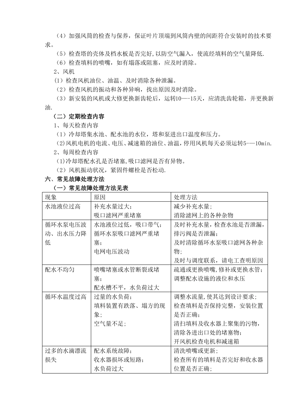 冷却塔维护检修规程_第3页