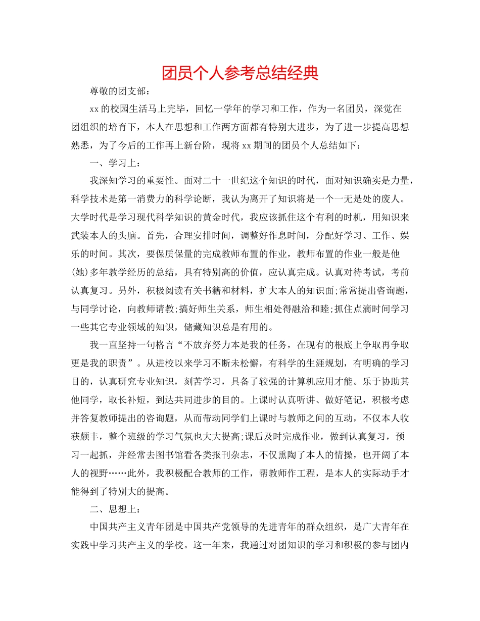 团员个人参考总结经典_第1页