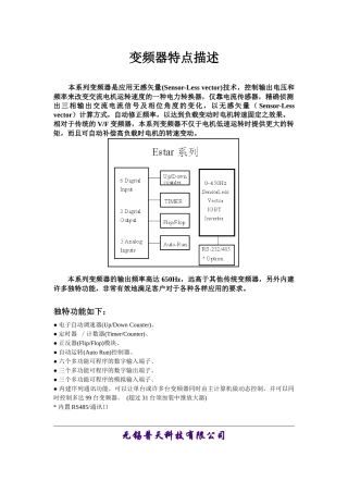 ESTAR变频器
