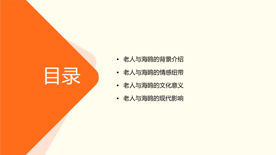 老人与海鸥概述课件_第2页