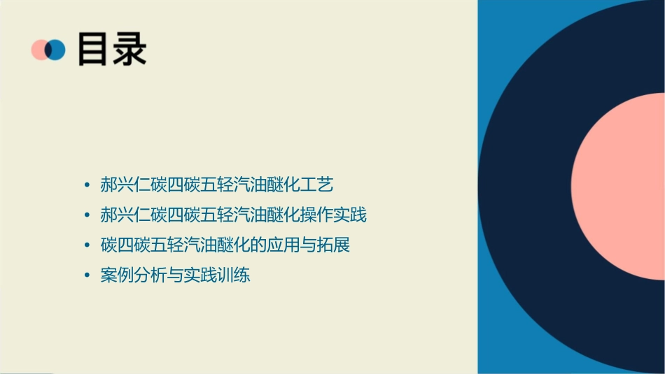 郝兴仁碳四碳五轻汽油醚化及利用课件_第2页