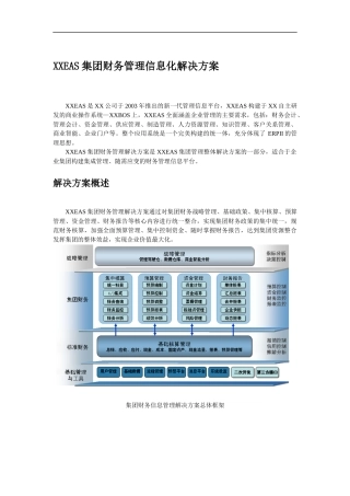 XXEAS集团财务管理信息化解决方案（DOC7）(1)
