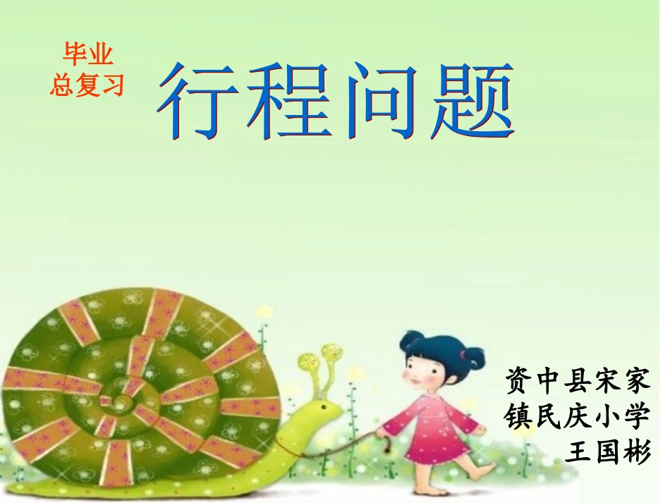 行程问题课件(修改)_第1页