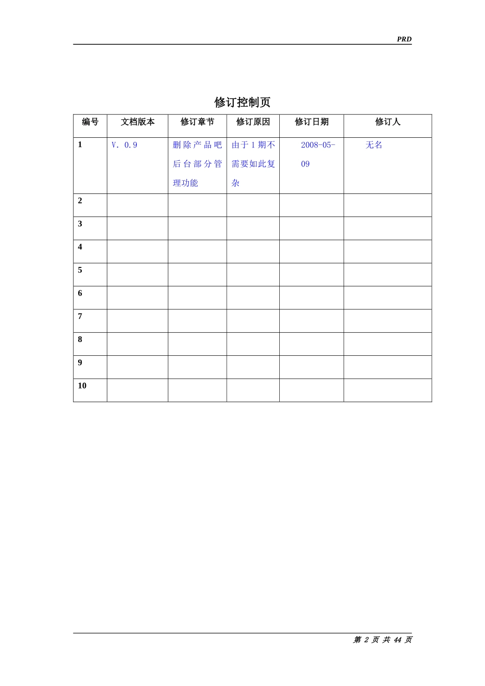 淘宝产品吧需求说明书-PRD2_第2页