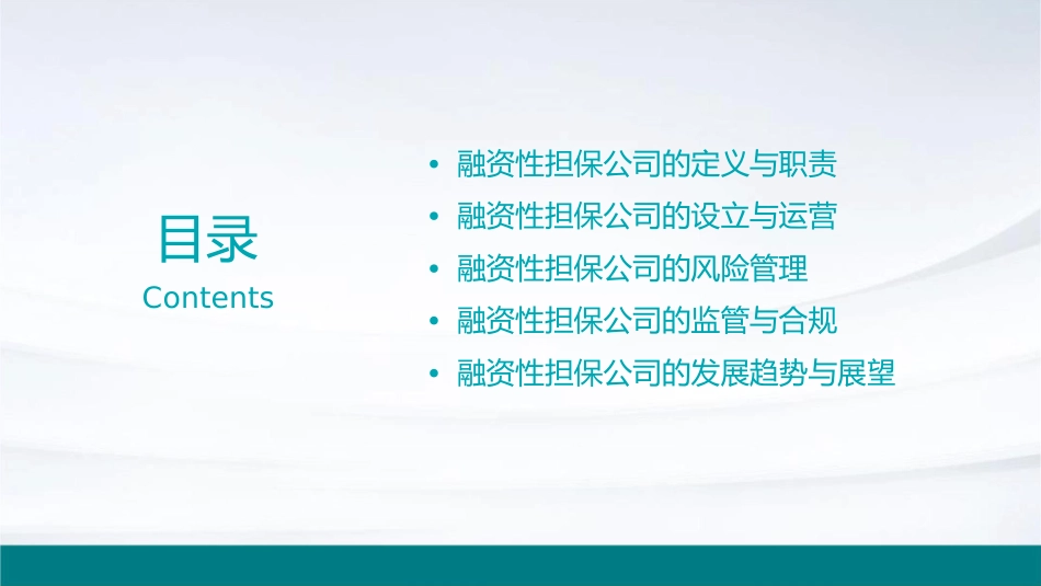 融资性担保公司管理暂行办法重点问题解读课件_第2页