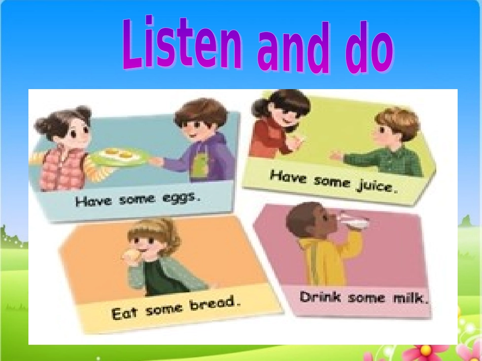 三年级英语上册Unit5Let’seat!第三课时_第2页