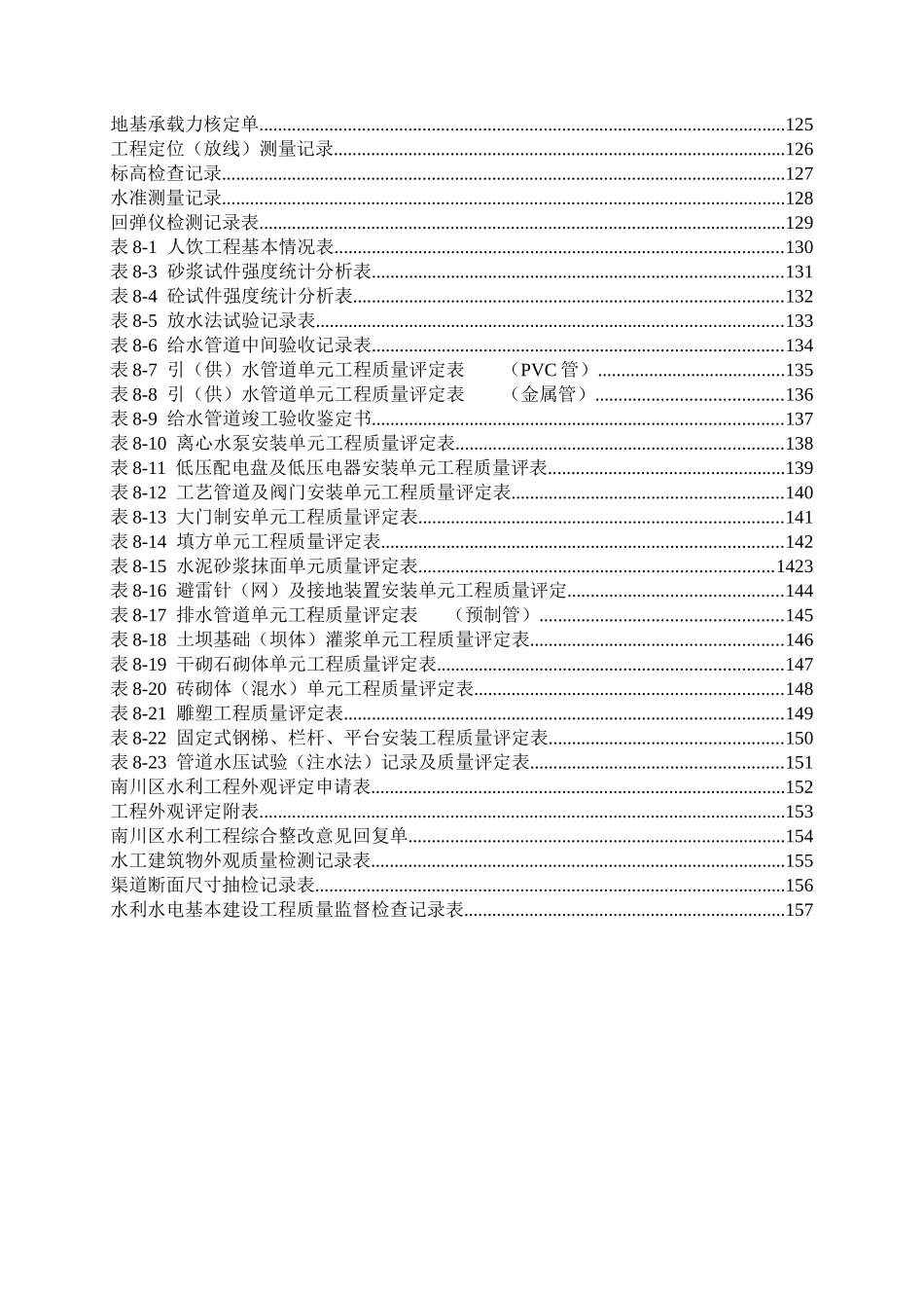水利工程相关施工质量评定表(全)_第3页