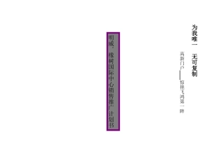 橡树国际商务中心销售推广计划书
