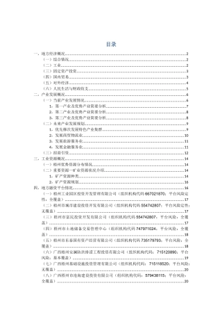 梧州经济概况