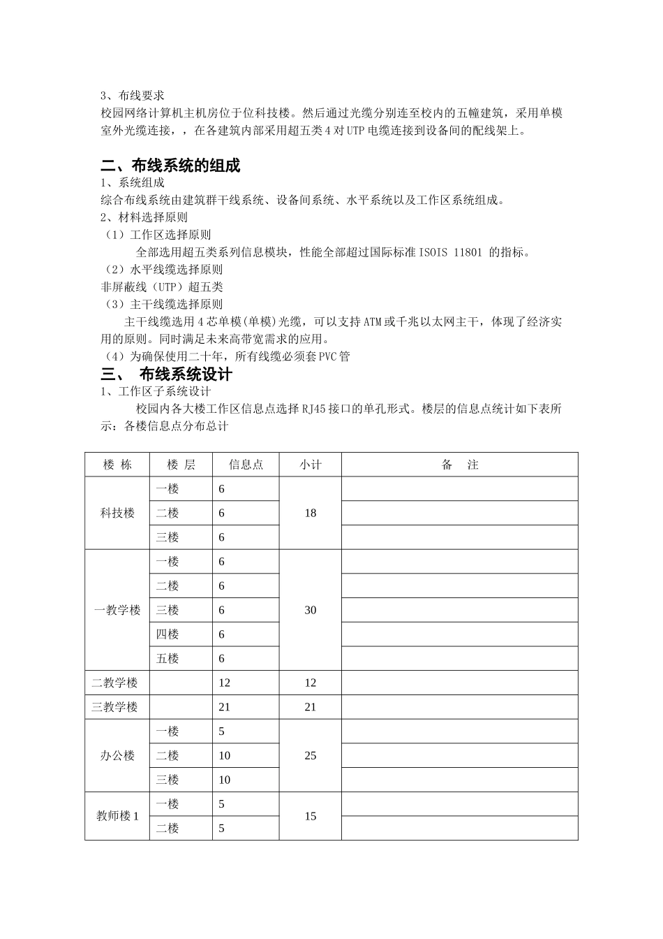 校园网络布线系统方案设计_第2页