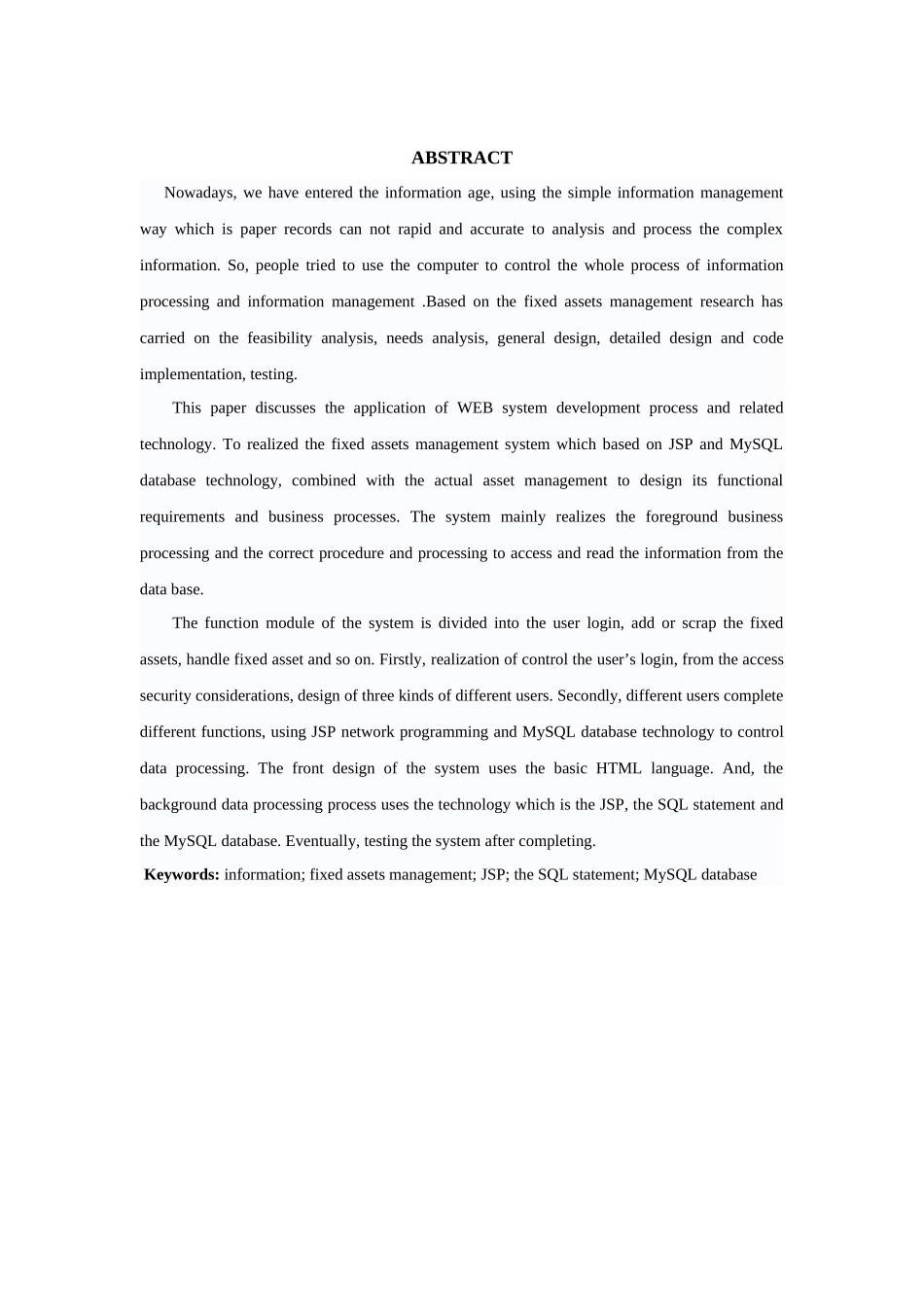 基于JSP固定资产管理系统——定稿_第3页