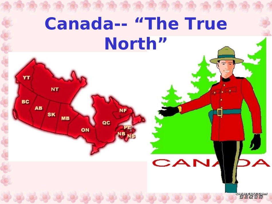 高一英语Unit5Canada-TheTrueNorth课件新课标人教版必修3_第2页