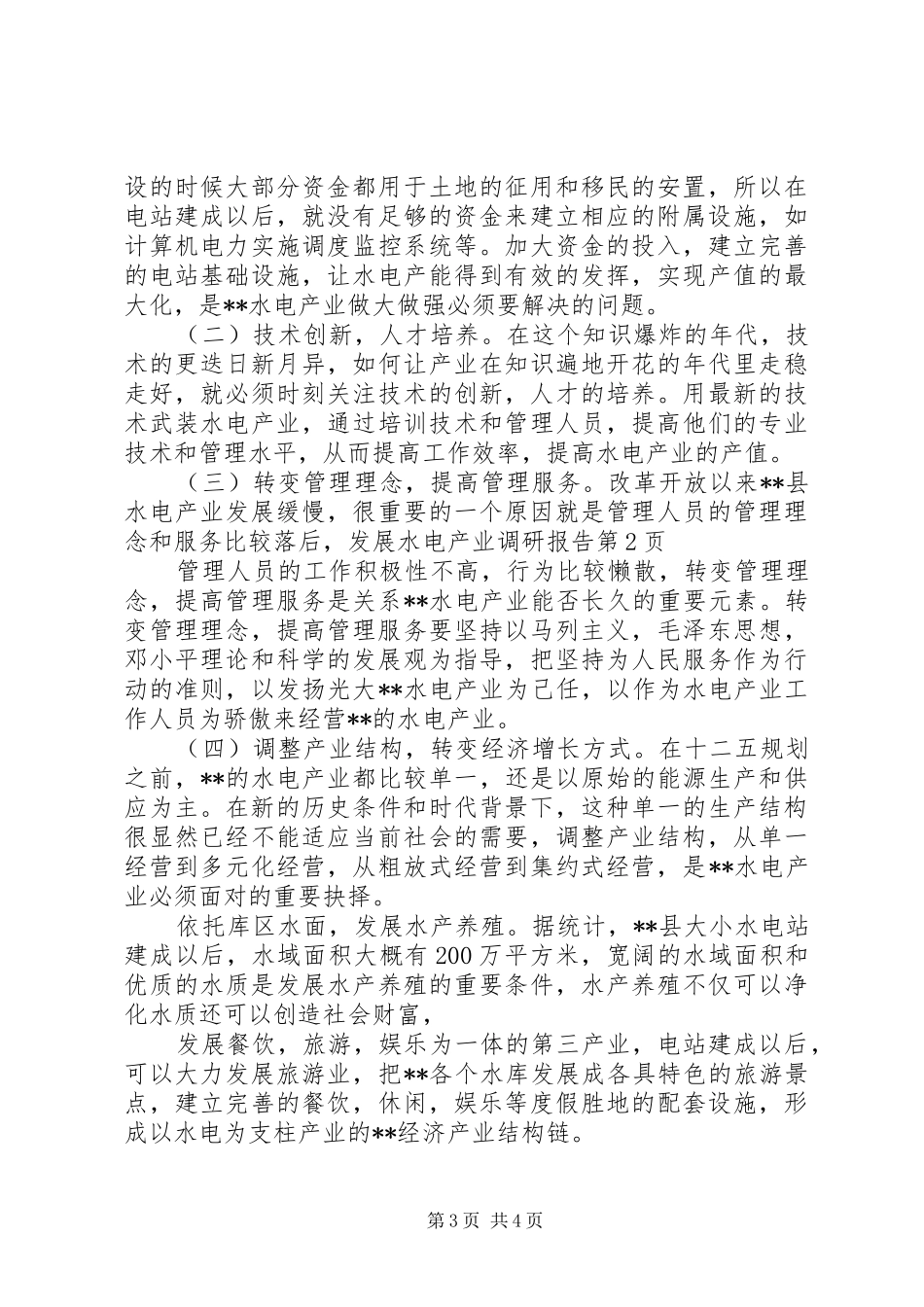 发展水电产业调研报告_第3页