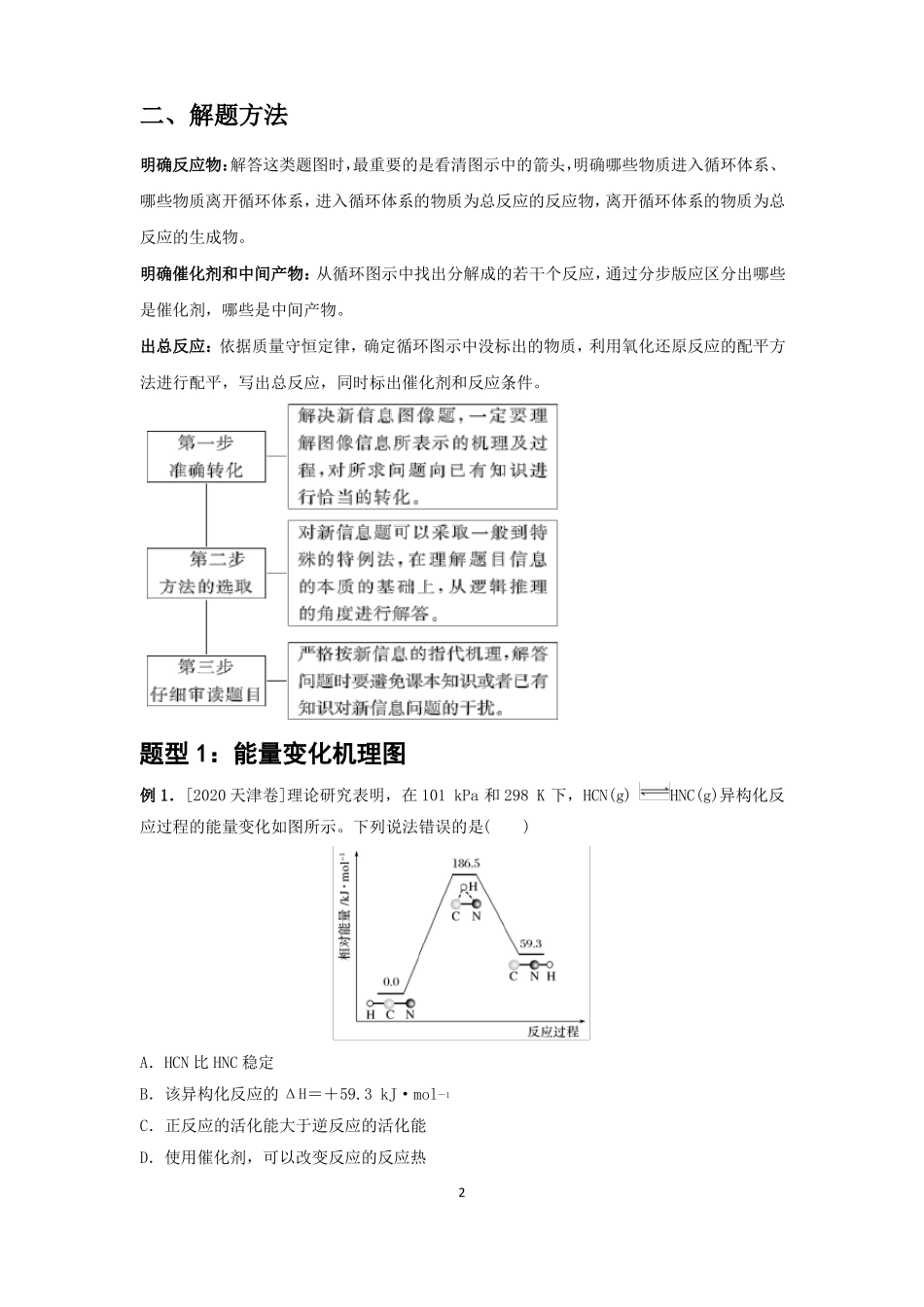 专题反应机理反应历程2021_第2页