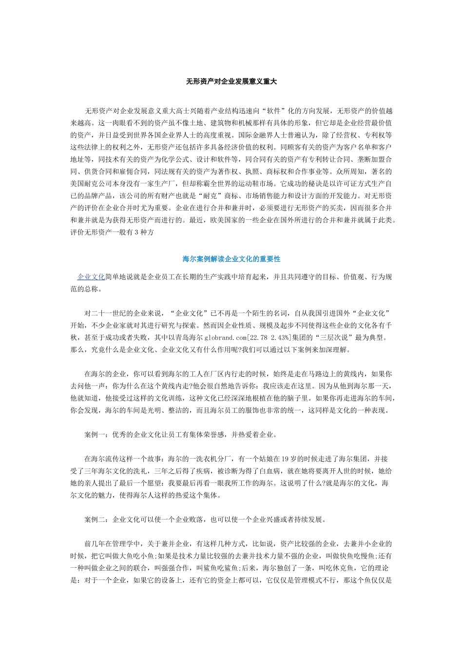 无形资产对企业发展意义重大_第1页
