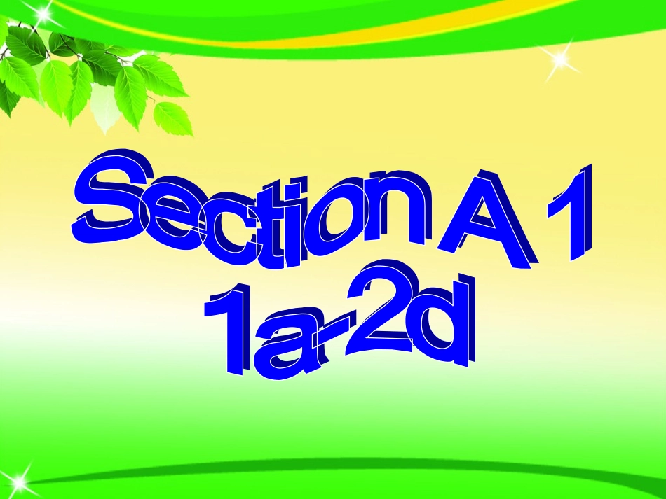 九年级英语Unit3SectionA1_第3页