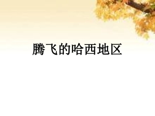哈市163中学娄静波乡土地理教学设计《腾飞的哈西地区》
