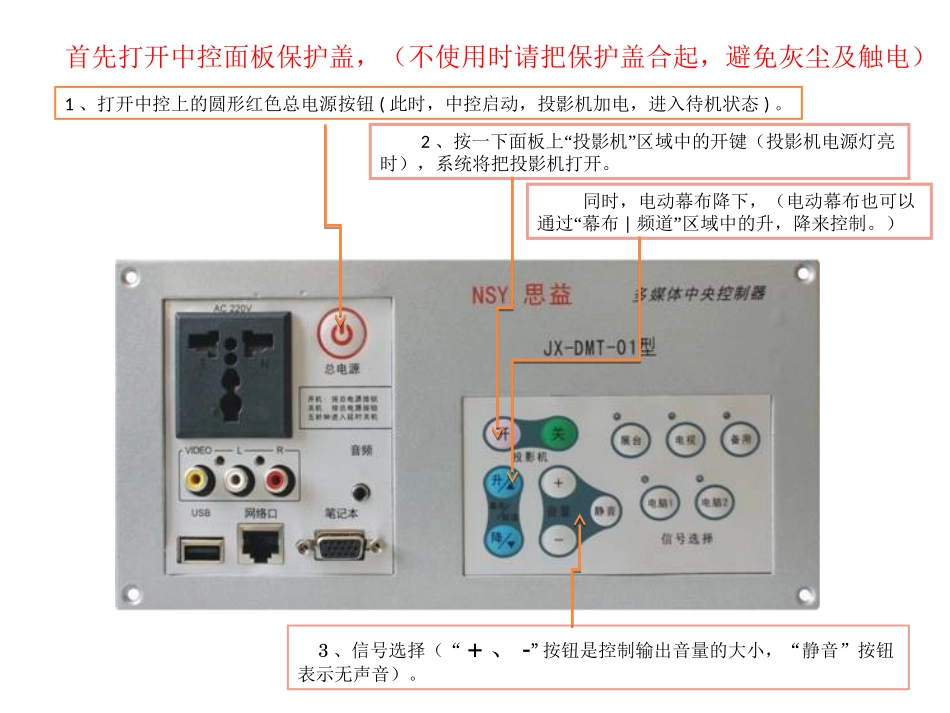 多媒体集中控制器使用说明_第2页