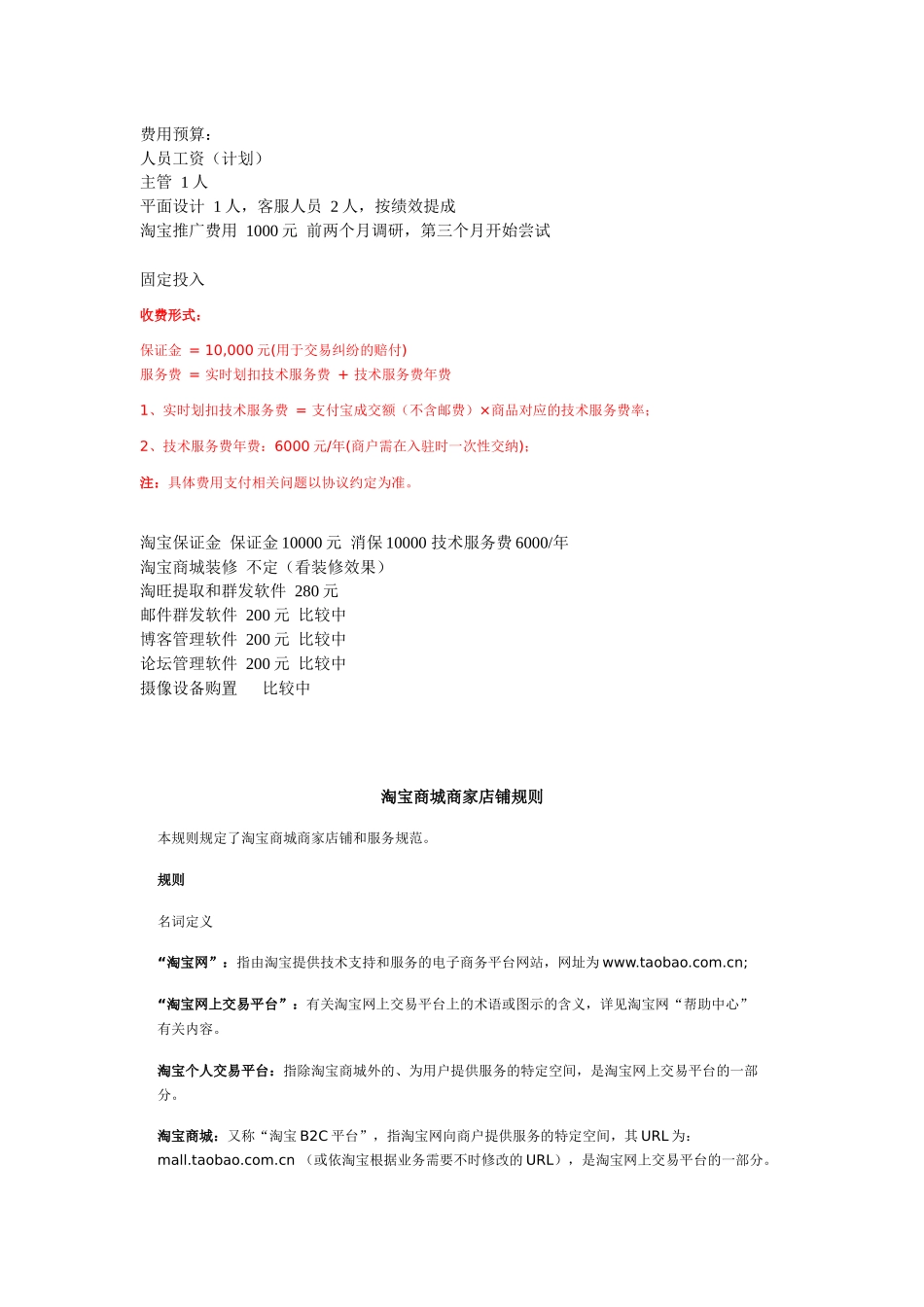 淘宝商城运作策划A_第2页