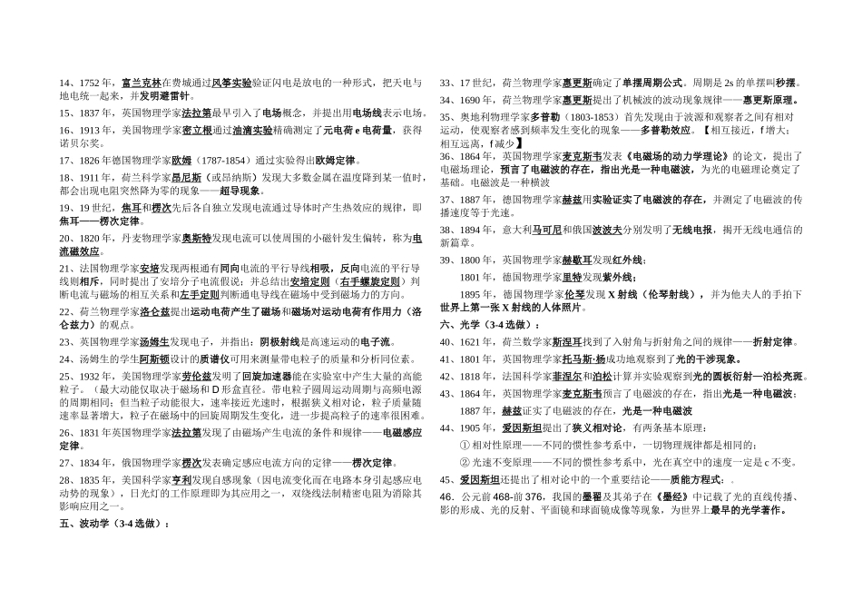 新课标高考高中物理学史(新人教版)_第2页
