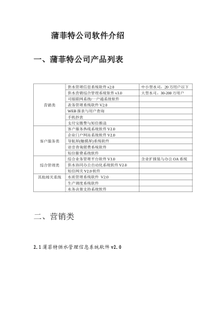 杭州蒲菲特自来水信息化建设产品介绍