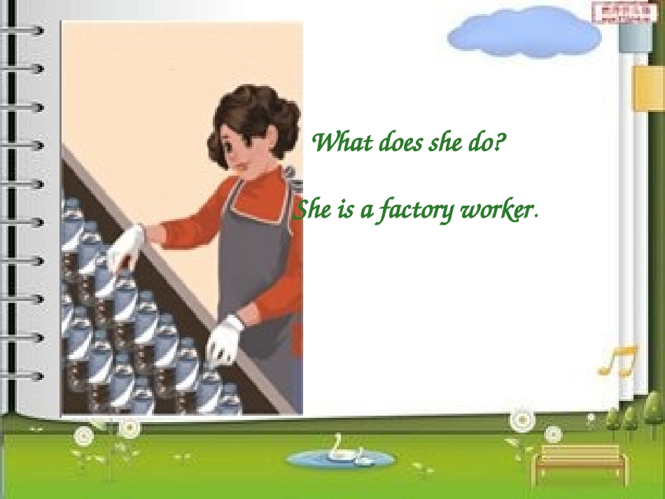 2014PEP六年级上册uNIT_5_What_does_he_do？课件3_第2页