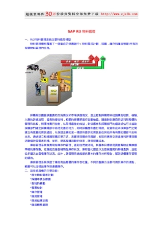 【精品文档】SAPR3物料管理