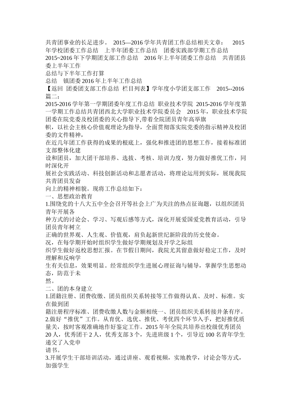 团委团支部工作总结精选_第3页