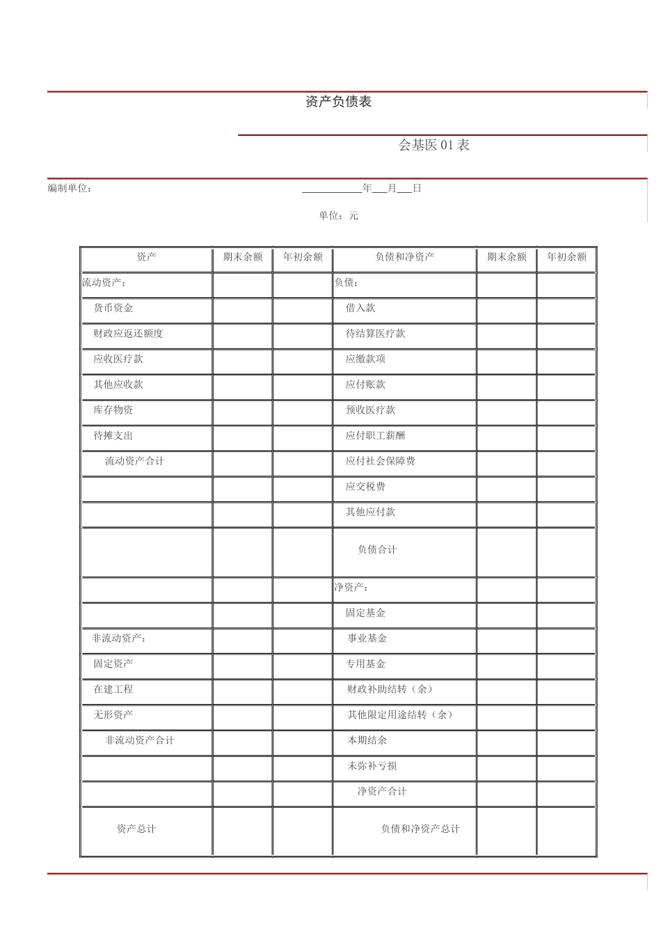 新会计制报表模板 黄玲_第1页