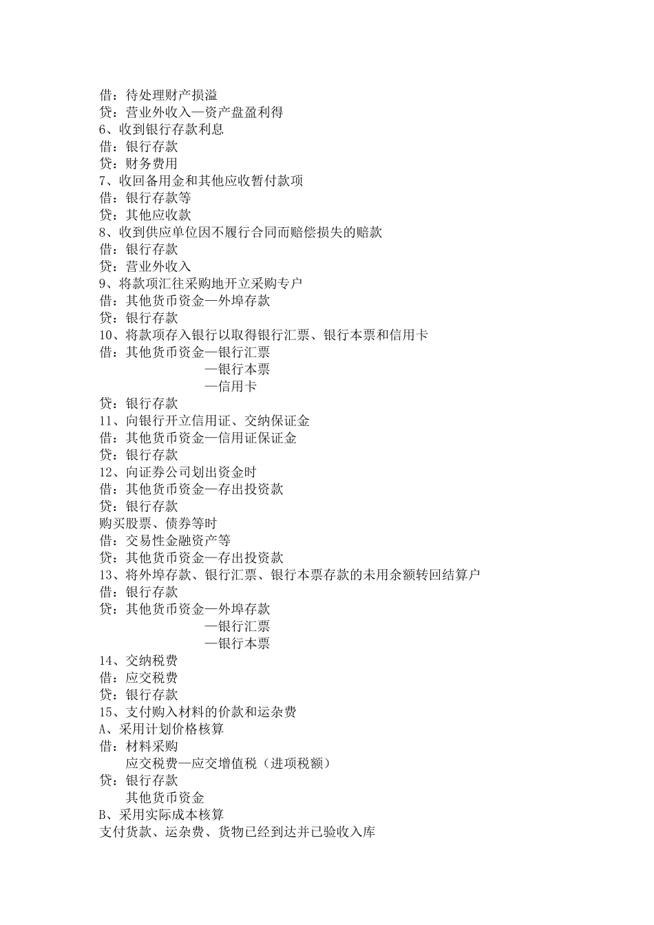 新会计准则下分录大全_第2页