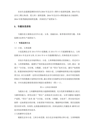 遥感监测技术方案