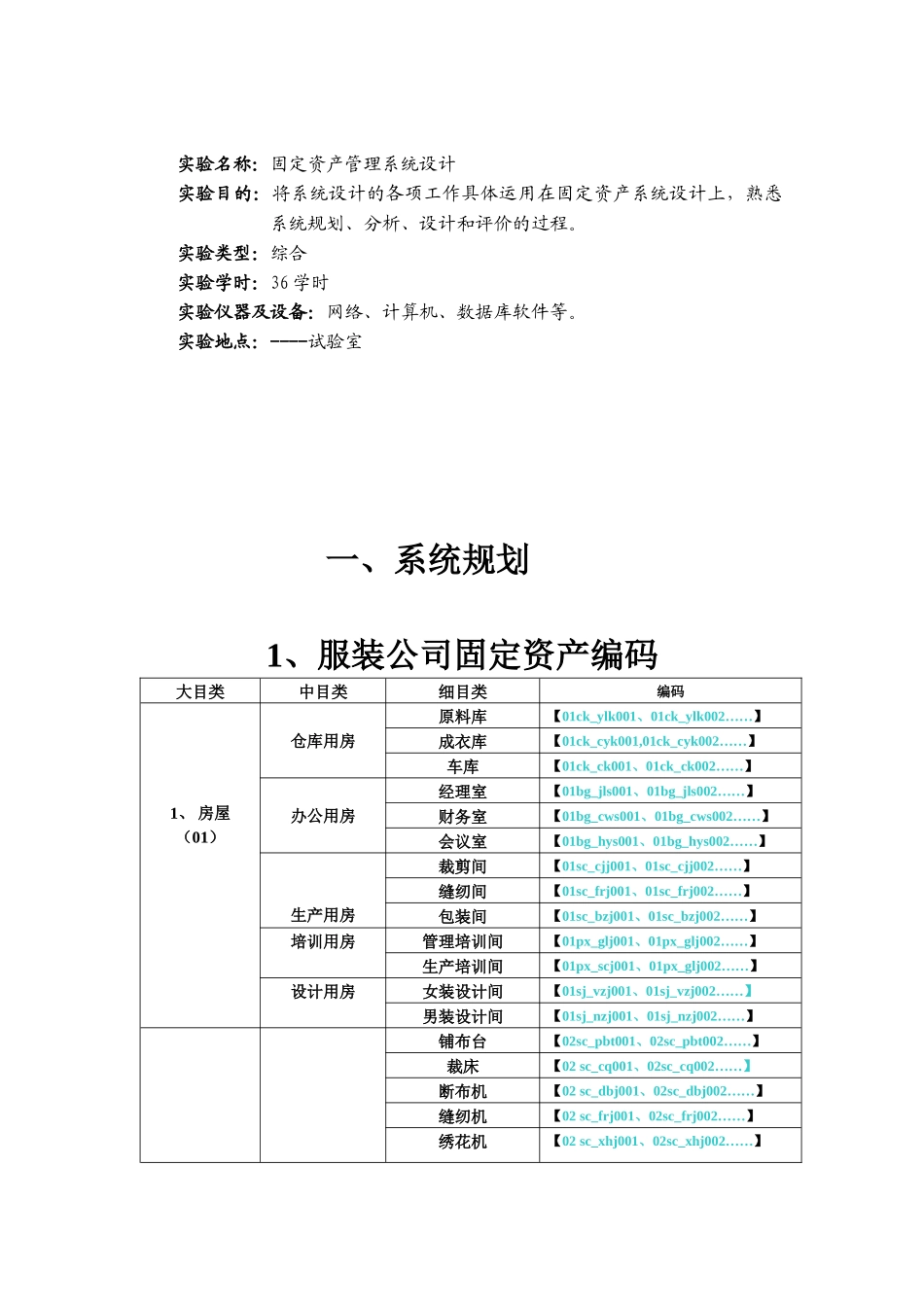 服装公司固定资产管理系统开发报告_第2页