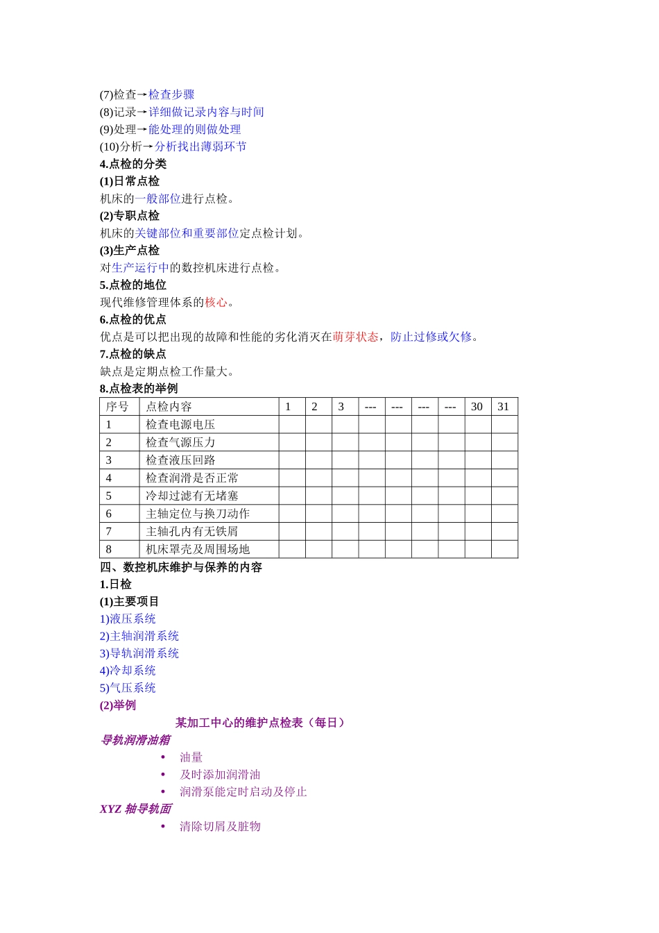 数控机床的保养与维护(备课资料)_第2页