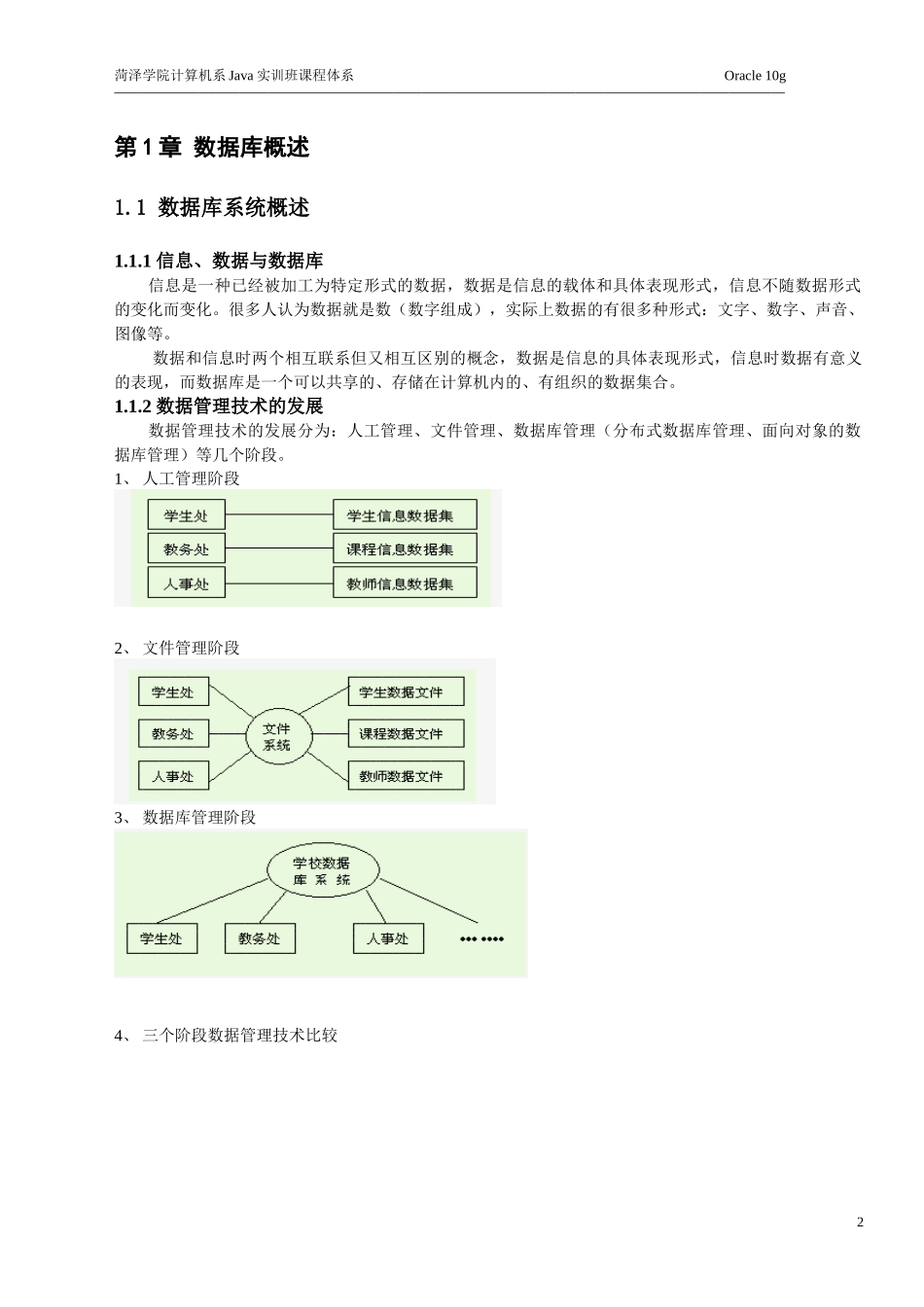 Oracle 10g数据库开发培训教程1_第2页