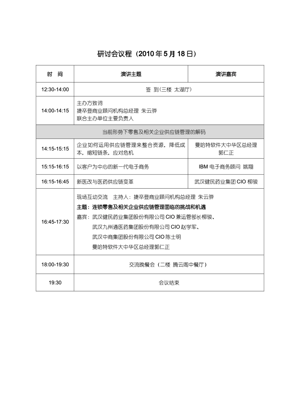 XXXX零售供应链管理解决方案（武汉）研讨会_第3页