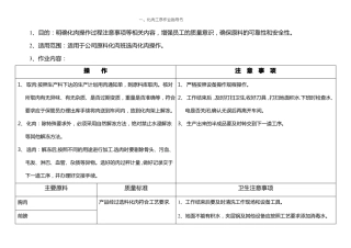 肉制品厂作业指导书