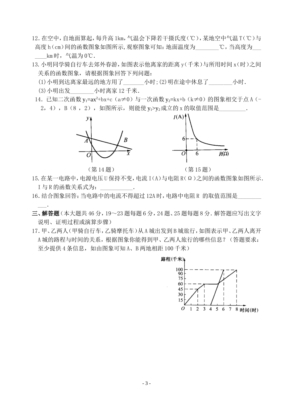 热点6函数图象的画法与解读(含答案)-_第3页