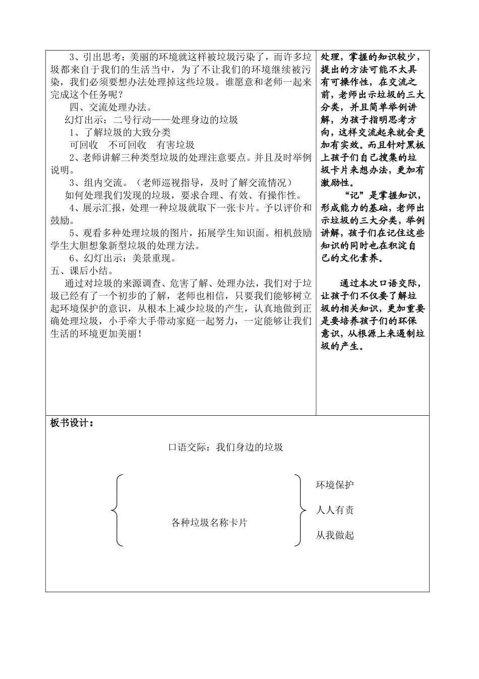 胡艳萍-口语交际：我们身边的垃圾(调)_第2页