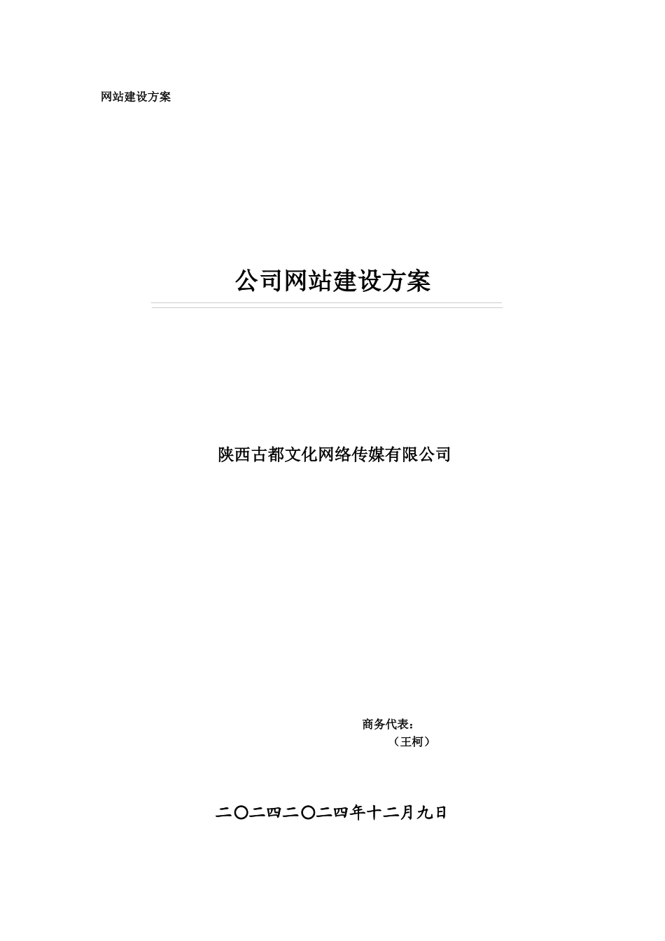 公司网站建设方案探析_第1页