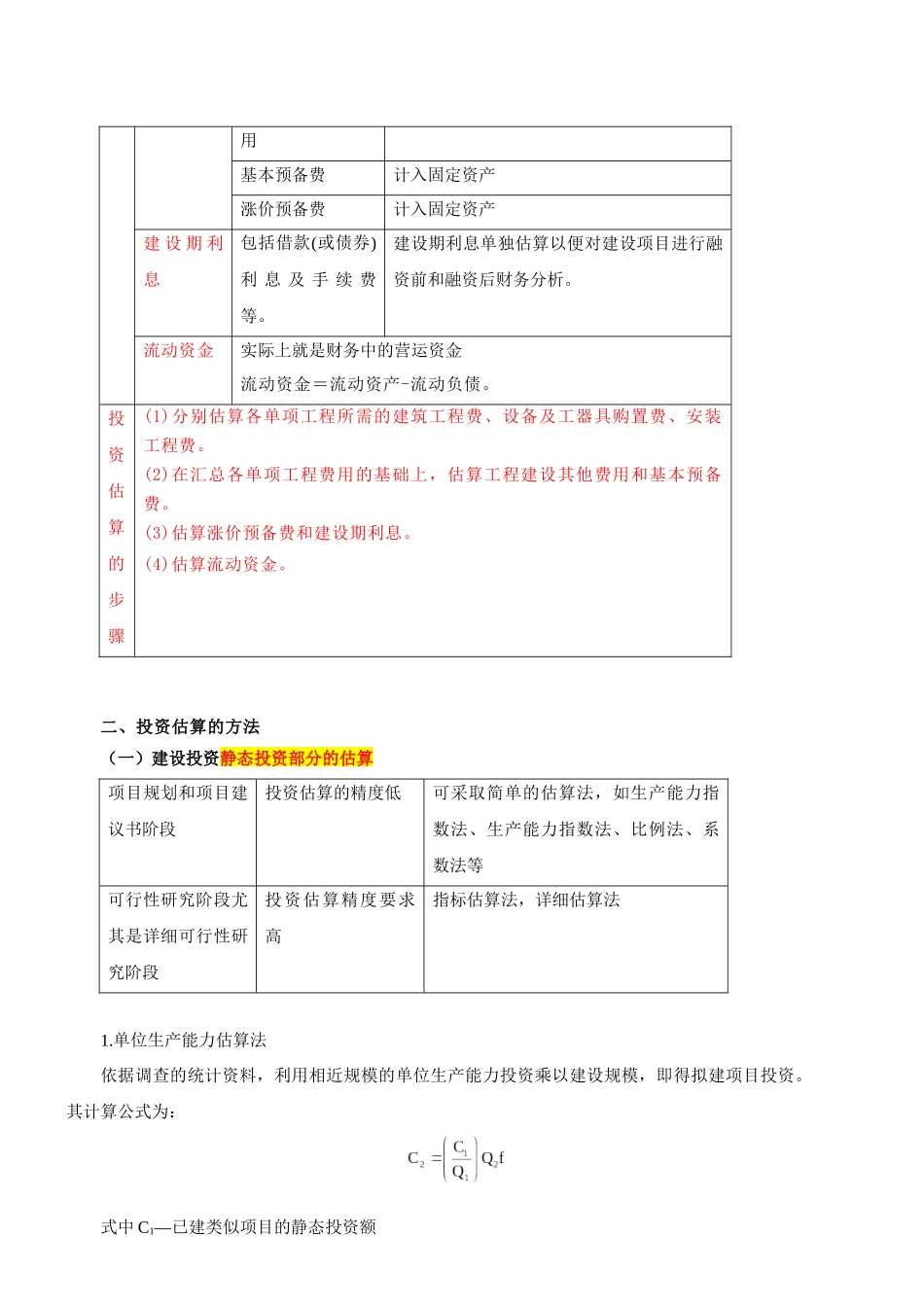 投资估算的内容与方法_第3页