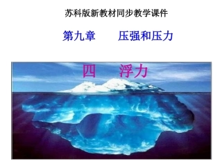 八年级物理浮力课件1
