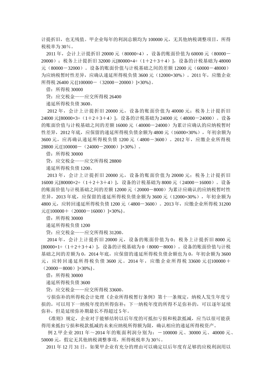 所得税会计的知识点_第2页