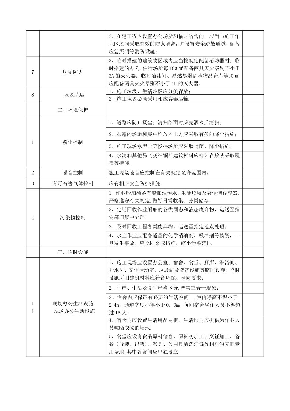 水利工程安全防护文明施工措施项目清单_第2页